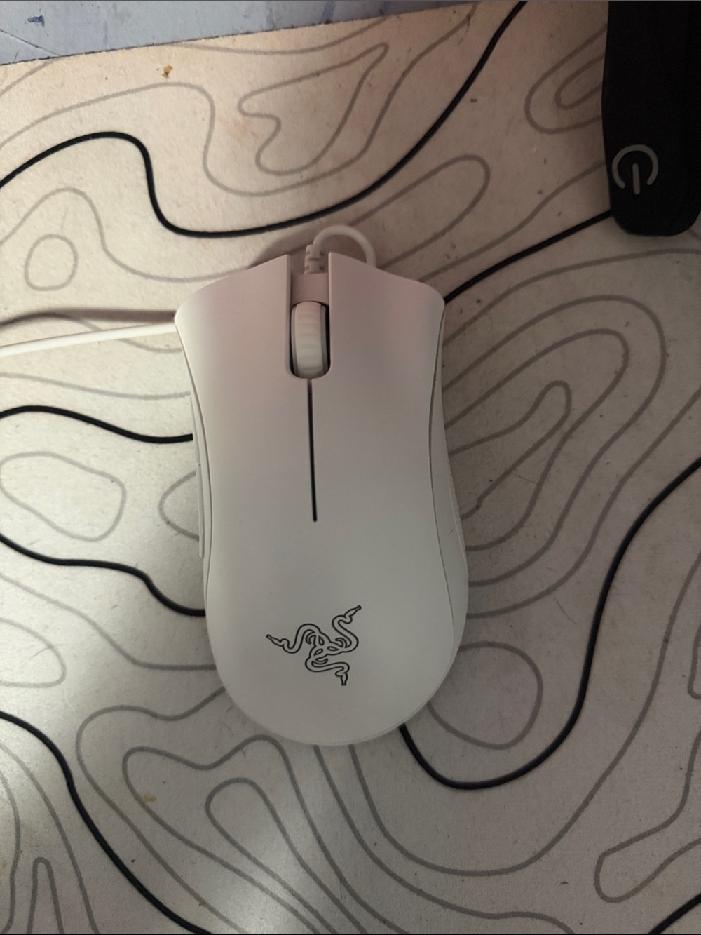 Razer White Wired Ambidextrous Gaming Mouse